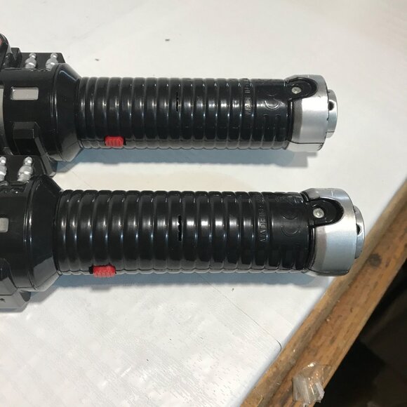 Space Sword Battle Lightsaber Toy Lights-Up Blades & Sounds 26 Inches Set of 2 - Picture 8 of 9